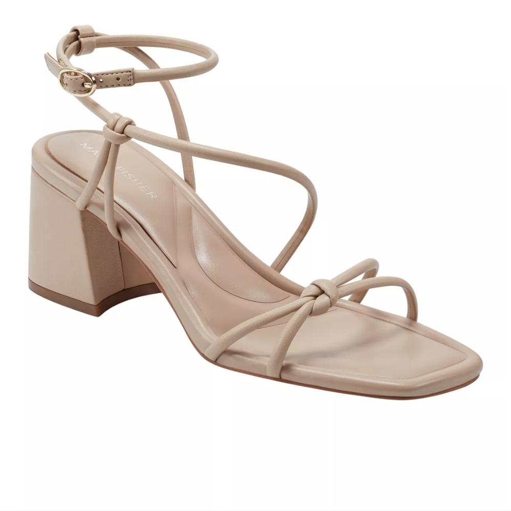 Marc Fisher sandals, light natural, size 9.5